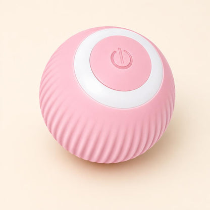 Bola inteligente antiaburrimiento para gatos, color rosa